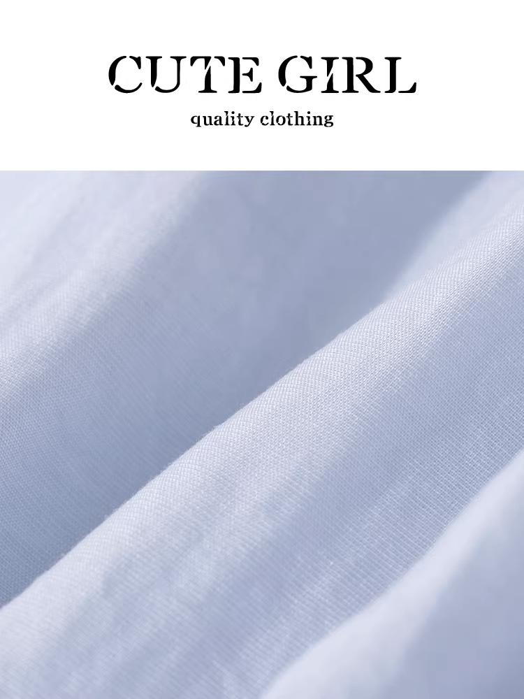 Áo sơ mi ngắn tay cổ POLO giảm tuổi tác phong cách Hàn Quốc dễ thương dành cho nữ mùa hè dáng rộng và đa năng