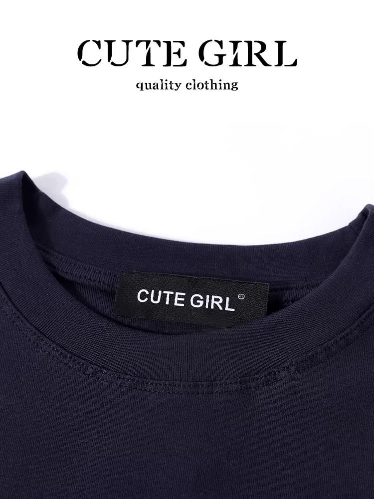 Áo thun ngắn tay in hình chó con dễ thương phong cách Hàn Quốc dành cho nữ, thiết kế mùa hè, áo đi làm độc đáo