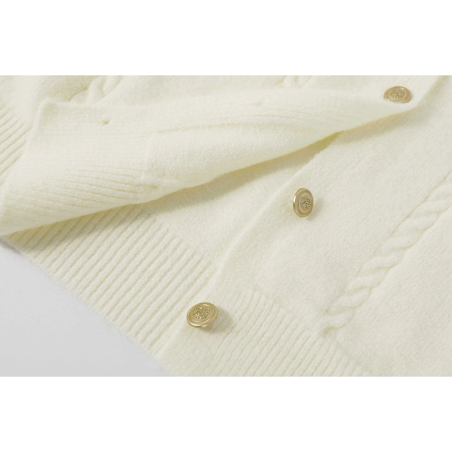 Áo cardigan dệt kim giảm tuổi tác theo phong cách preppy của CuteGirl dành cho nữ, phối lớp mùa xuân với áo sơ mi dài tay, bộ hai món