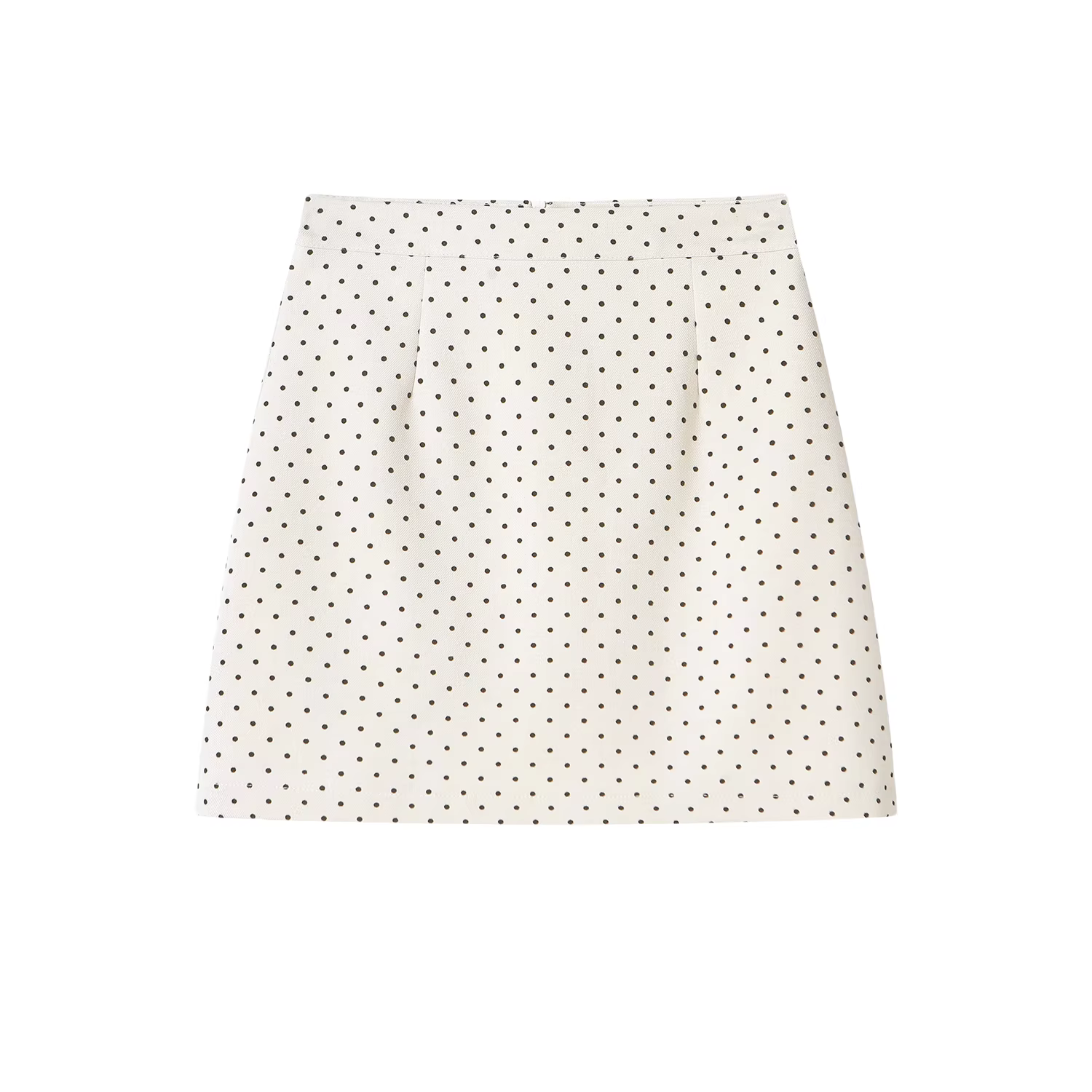 Váy chấm bi kiểu Pháp dễ thương dành cho nữ mùa hè 2025, kiểu dáng mới, năng động, đa năng, ôm dáng, kiểu chữ A, ngắn