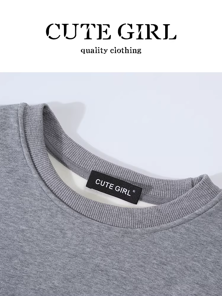 Áo len cổ tròn cổ tròn phong cách retro Hàn Quốc có khăn choàng cổ dành cho nữ, mùa thu đông, áo cao cấp, dáng rộng, giản dị và đa năng