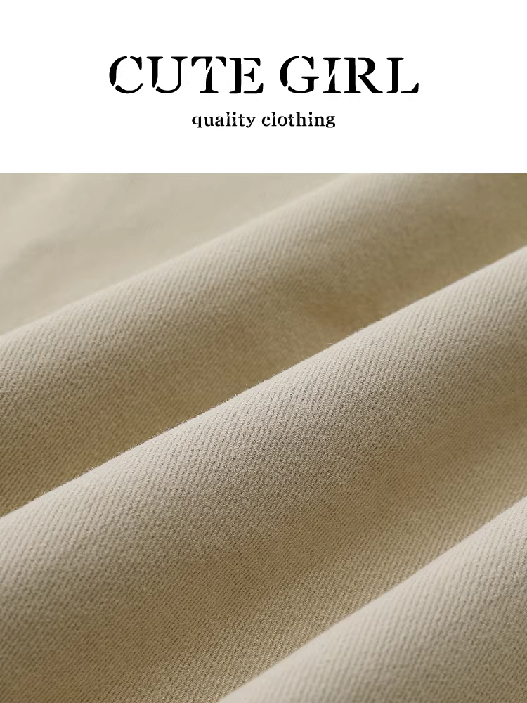 Quần âu dáng thẳng cổ điển kiểu Mỹ có ren dành cho nữ, phong cách mùa thu, cạp cao, tôn dáng, quần ống rộng mềm mại