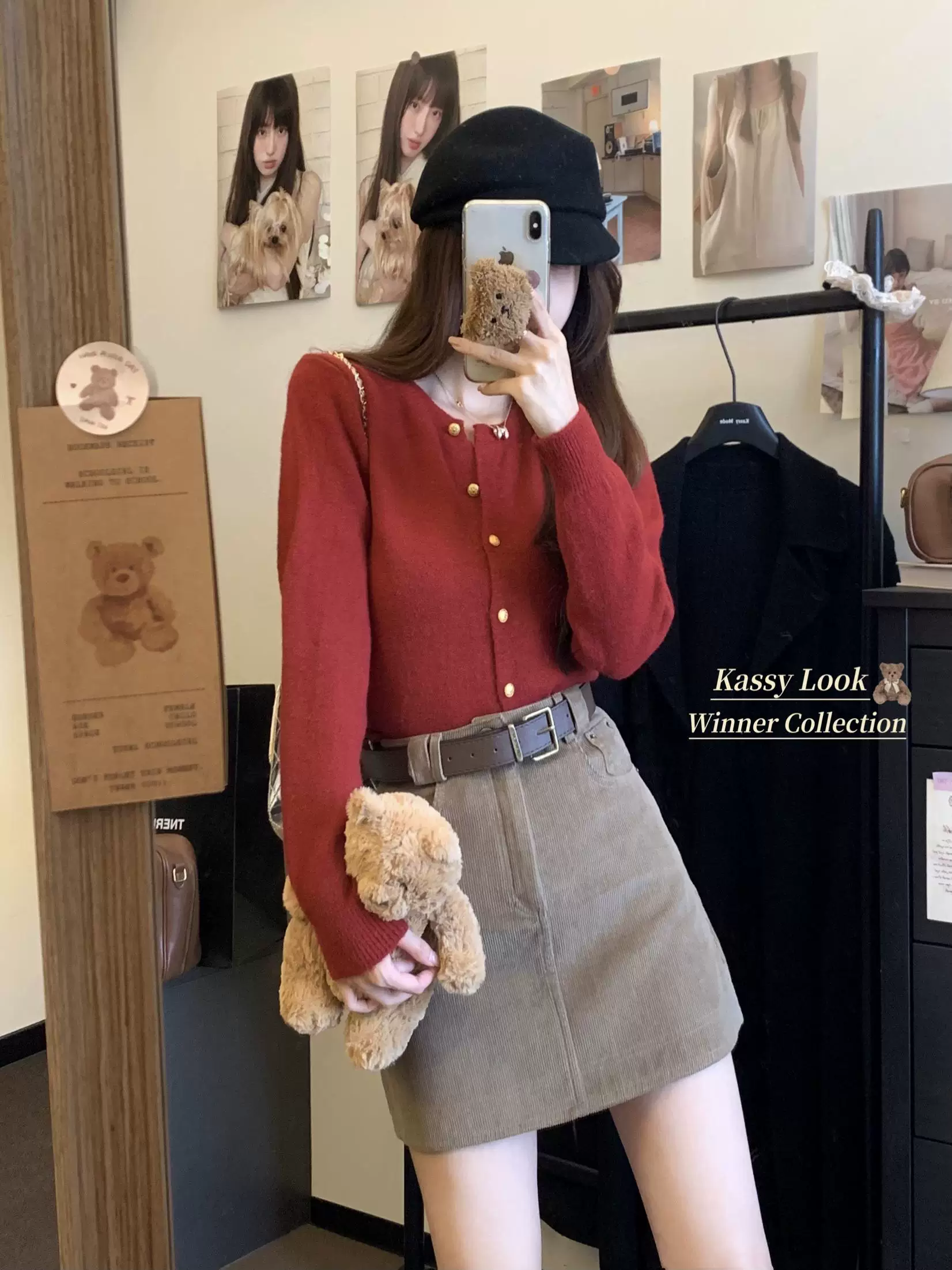 Váy nhung đỏ Ankara cỡ lớn dành cho nữ, váy chữ A cao eo tôn dáng mùa thu đông, váy bút chì ôm sát body hot girl.