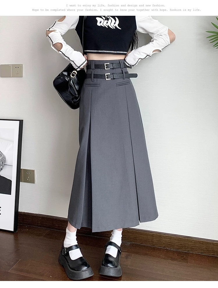 Váy liền thân xẻ tà cao cấp dành cho nữ, váy chữ A dài ngang hông mới mùa xuân hè 2023 dành cho người nhỏ nhắn.