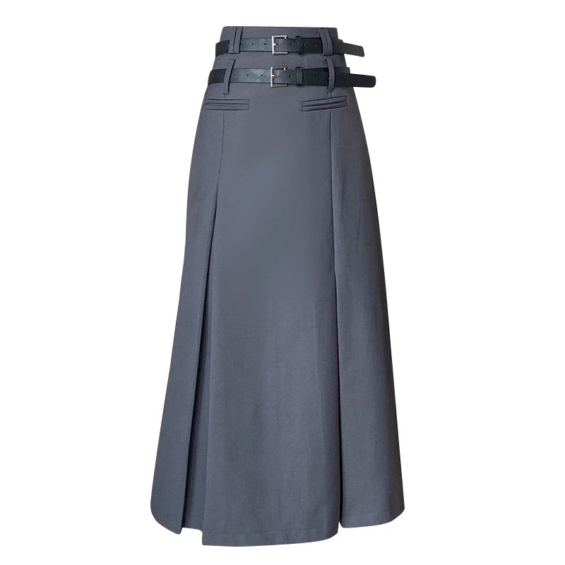 Váy liền thân xẻ tà cao cấp dành cho nữ, váy chữ A dài ngang hông mới mùa xuân hè 2023 dành cho người nhỏ nhắn.