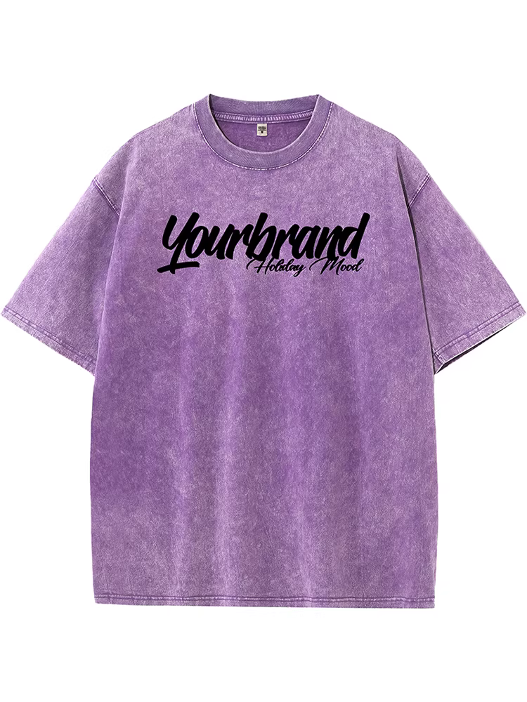 Từ sao Hỏa Thưởng thức không khí bên bờ biển trong chiếc áo thun ngắn tay cổ tròn kiểu Mỹ cổ điển, rộng rãi và hợp thời trang