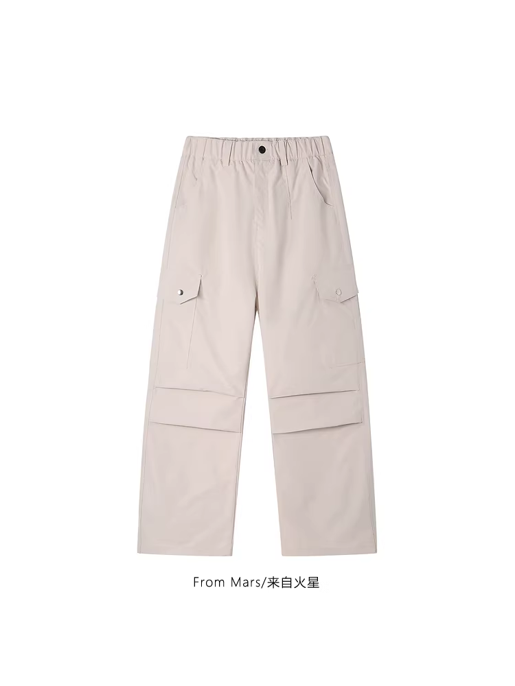 Từ Mars thiết kế đầy phong cách Thiết kế túi kiểu cổ điển của Mỹ quần dài dáng rộng thể thao đường phố thời trang