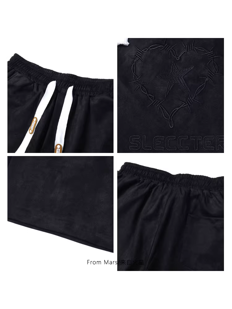 From Mars Love Heart Bento Sweet Cool Ins Summer Pentagram Design Quần short thể thao đa năng trên đường phố