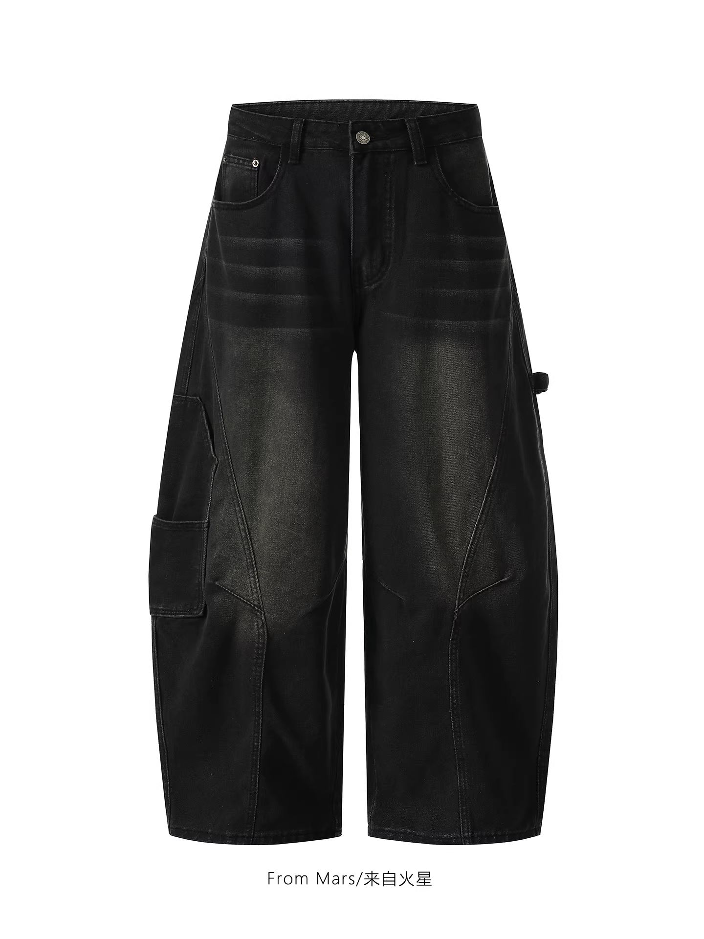 Quần jean rách phong cách Mỹ cổ điển, đường phố, độc đáo, dài, đa năng, hợp thời trang