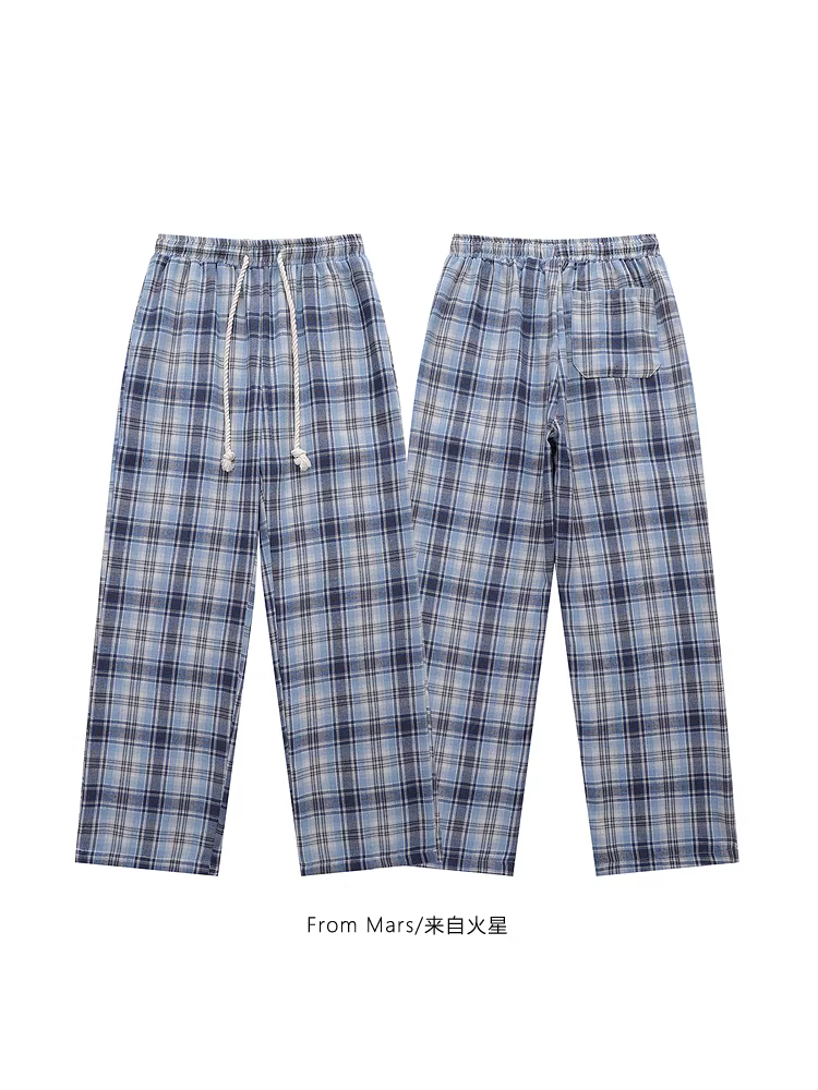 Từ sao Hỏa, tôi thực sự ngạc nhiên với phong cách đường phố cổ điển nguyên bản, quần ống rộng kẻ sọc co giãn, dáng rộng, thoải mái cho mùa hè.