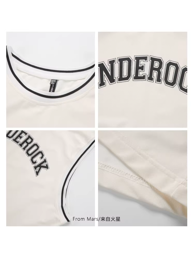 Từ sao Hỏa, hãy nỗ lực tạo ra một chiếc áo vest không tay in chữ cổ điển kiểu Mỹ mới dành cho mùa hè BF.