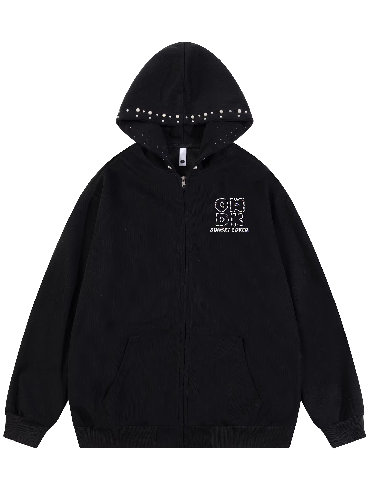 Áo khoác hoodie có mũ trùm đầu có khóa kéo bên trong mạnh mẽ từ sao Hỏa