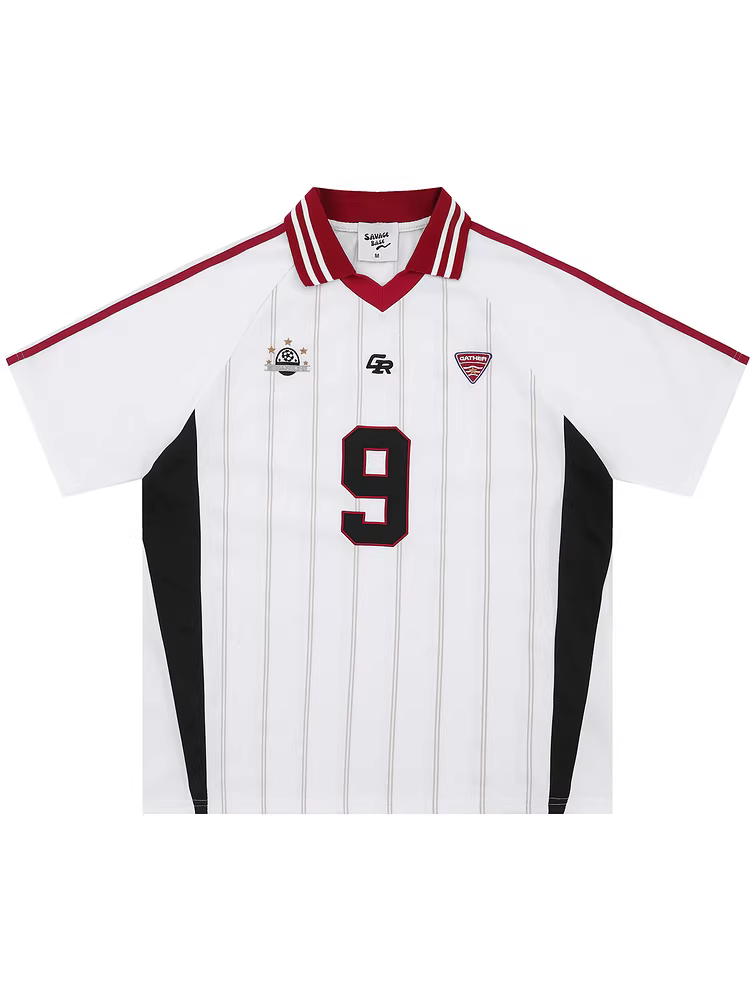 Từ sao Hỏa sẽ có một chiếc áo thun ngắn tay in kỹ thuật số sọc màu cổ điển, thoải mái cho mùa hè.