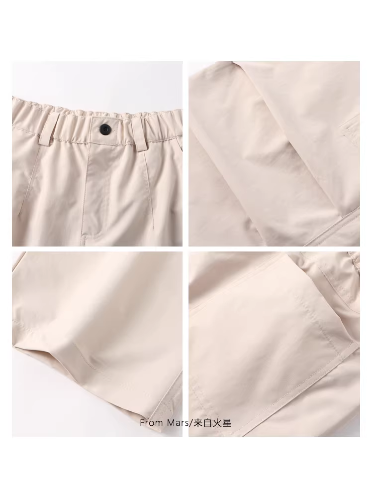 Từ Mars thiết kế đầy phong cách Thiết kế túi kiểu cổ điển của Mỹ quần dài dáng rộng thể thao đường phố thời trang