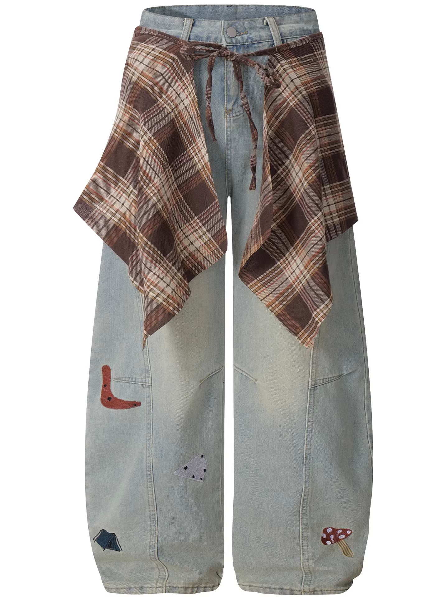 Quần jean ống rộng dáng thẳng Sweet Trap của Mars