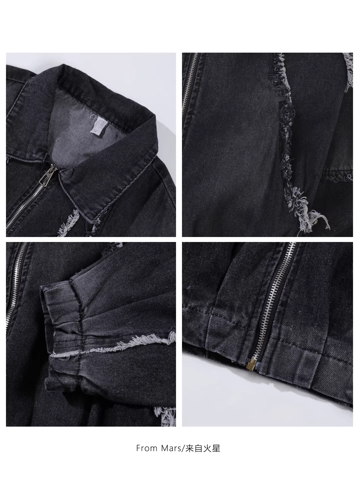 Từ sao Hỏa, bạn đang sai. Áo khoác có đường khâu lỏng lẻo và viền thô