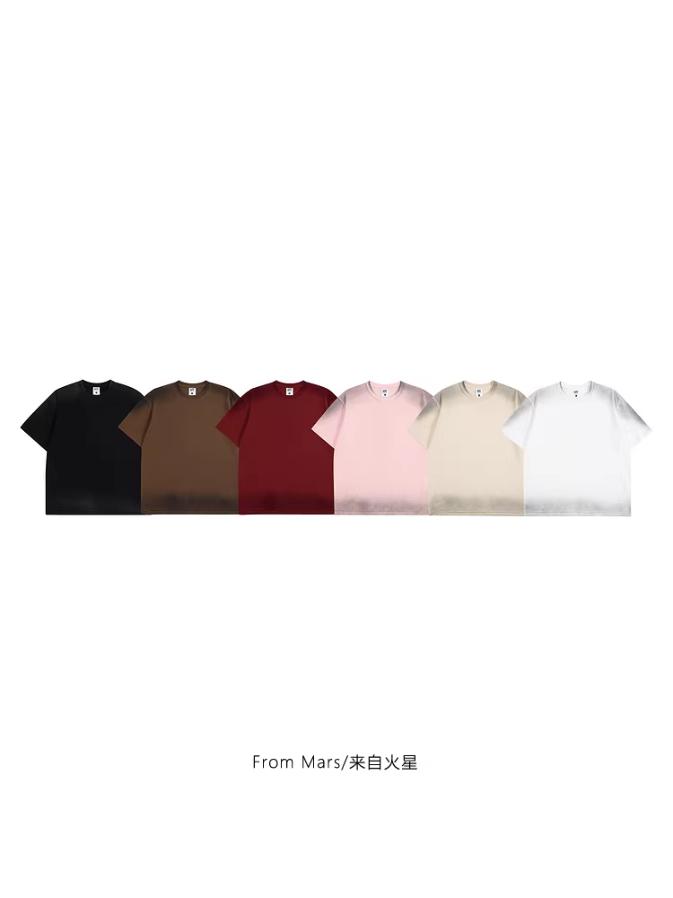 Từ sao Hỏa, đừng hứa những điều mà bạn không thể thực hiện. Áo thun ngắn tay đa năng cổ tròn đơn giản và lười biếng với họa tiết tie-dye mùa hè.