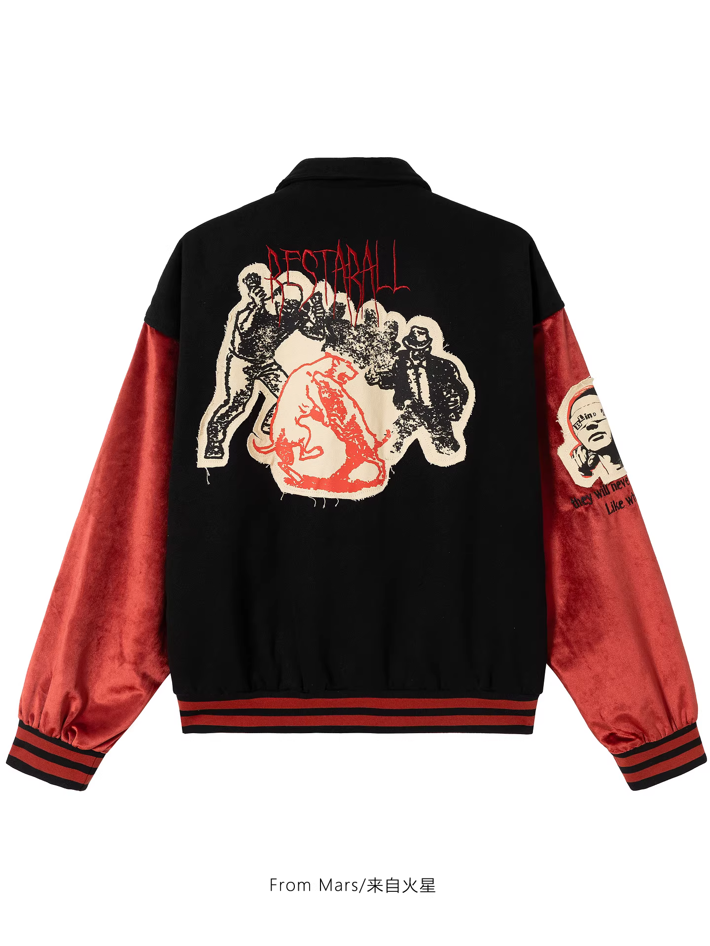 Từ Mars Record, hãy ghi lại bộ đồng phục bóng chày hiện tại, áo khoác rộng rãi