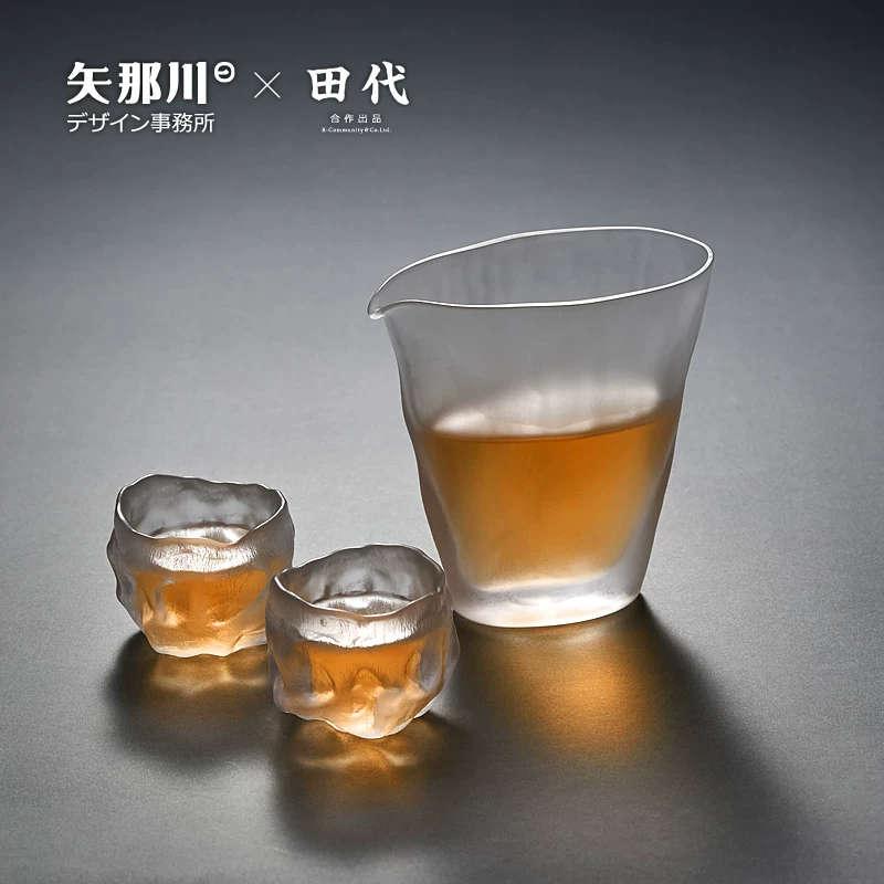 Cốc chia trà bằng thủy tinh, dụng cụ chia trà kiểu Trung Quốc, bình đựng trà cao cấp, phụ kiện bộ trà, cốc chia trà.