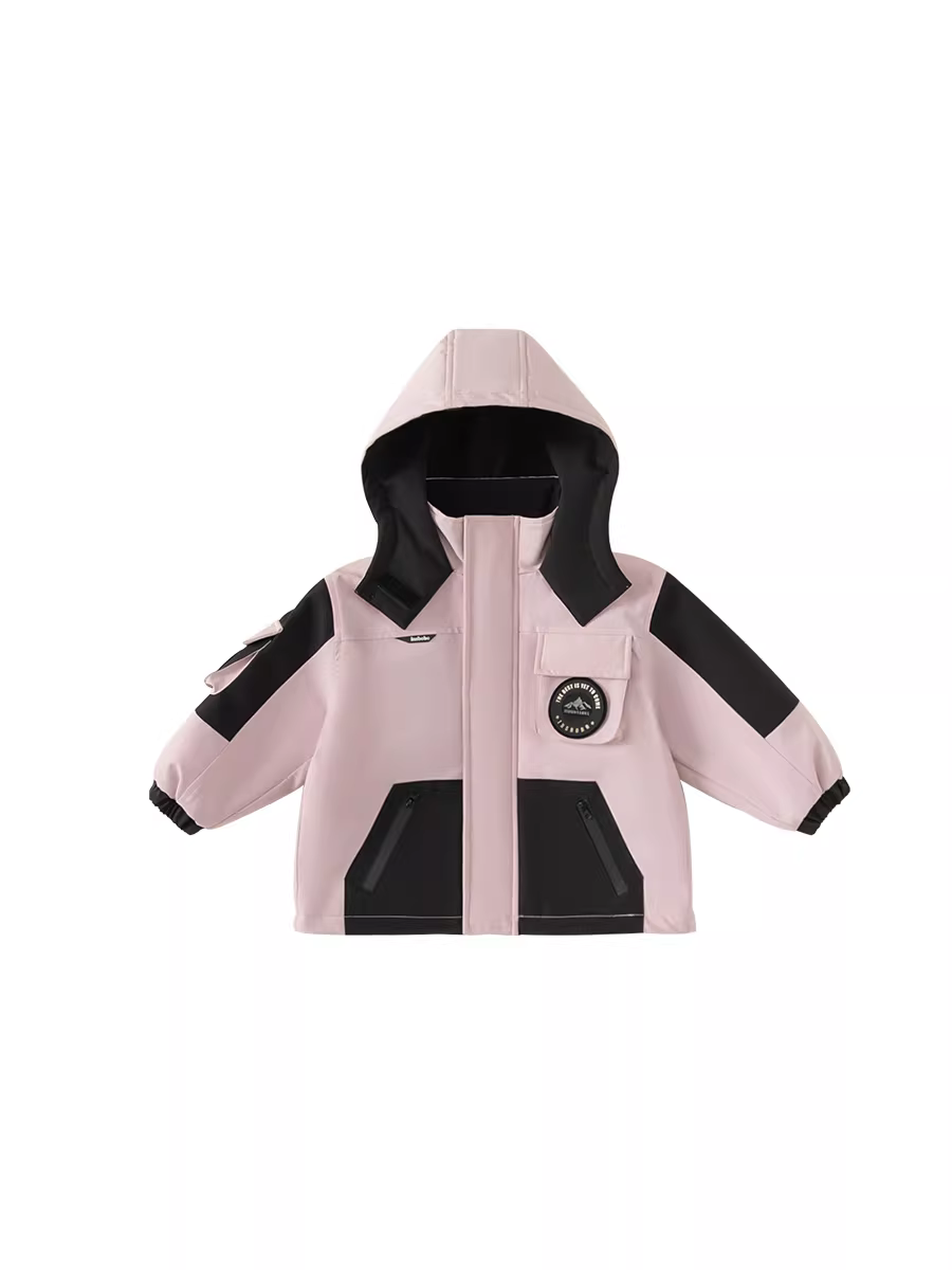 Áo khoác trẻ em INSbobo, quần áo mùa đông ba lớp chống thấm cho bé trai, áo khoác bông may chần thời trang mới mùa thu đông 2025 cho bé gái, áo kiểu thời thượng