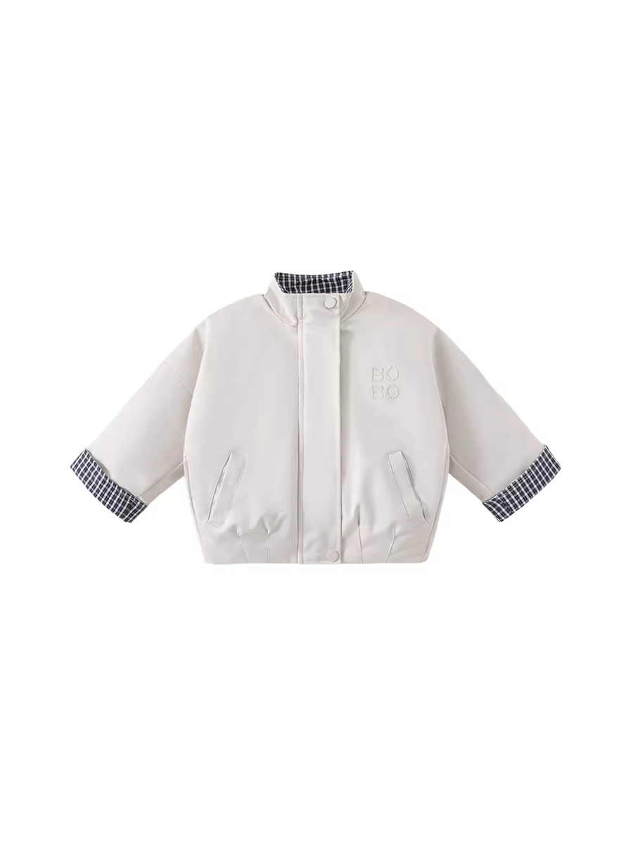 Áo khoác INSbobo cho bé gái mùa đông 2025 kiểu mới, áo phao bé trai, áo dày giữ ấm thời trang mùa đông