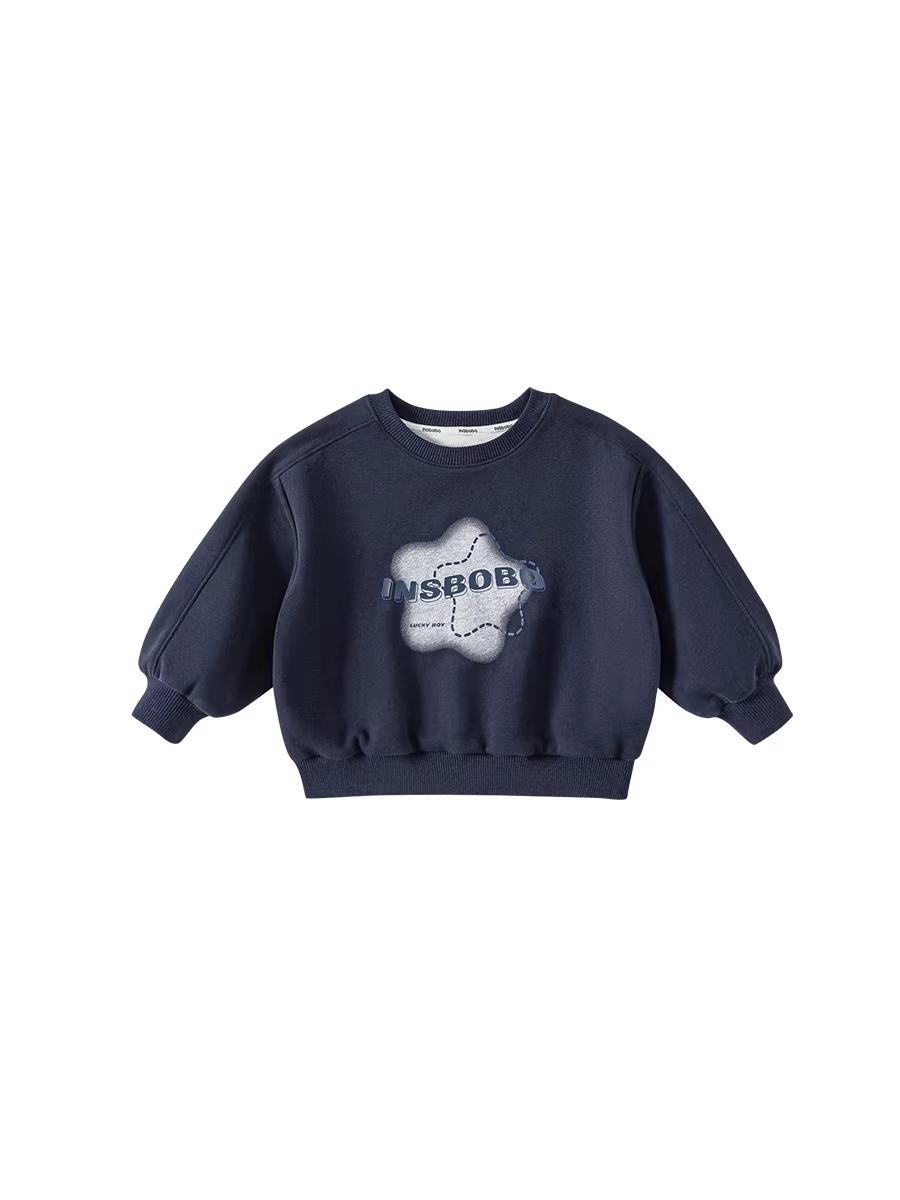 Áo thun bé trai INSbobo thu đông 2025 kiểu dáng thời trang, áo bé trai, quần áo mùa thu trẻ em