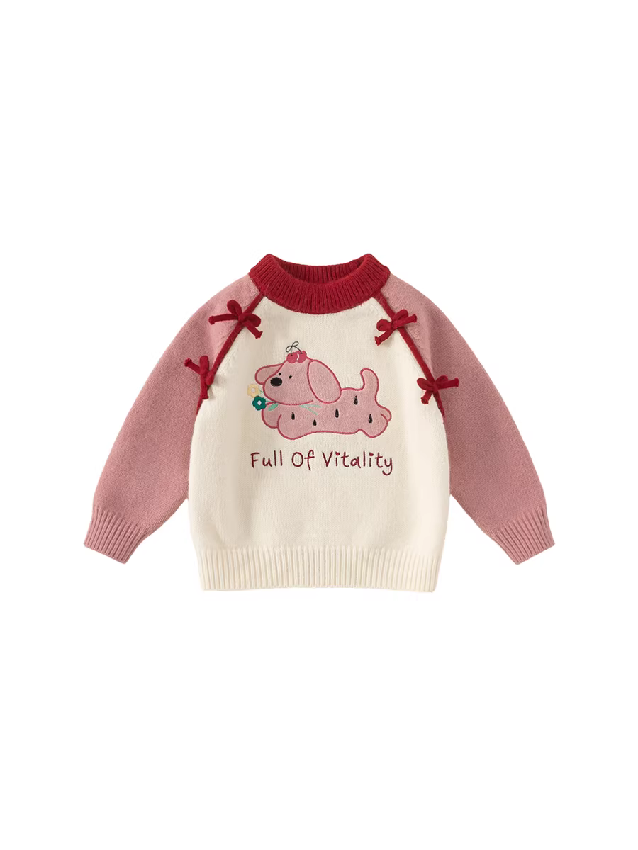 Áo len bé gái INSbobo thu đông 2025, áo len trẻ em mới, áo len dày giữ ấm cho bé, thời trang trẻ em