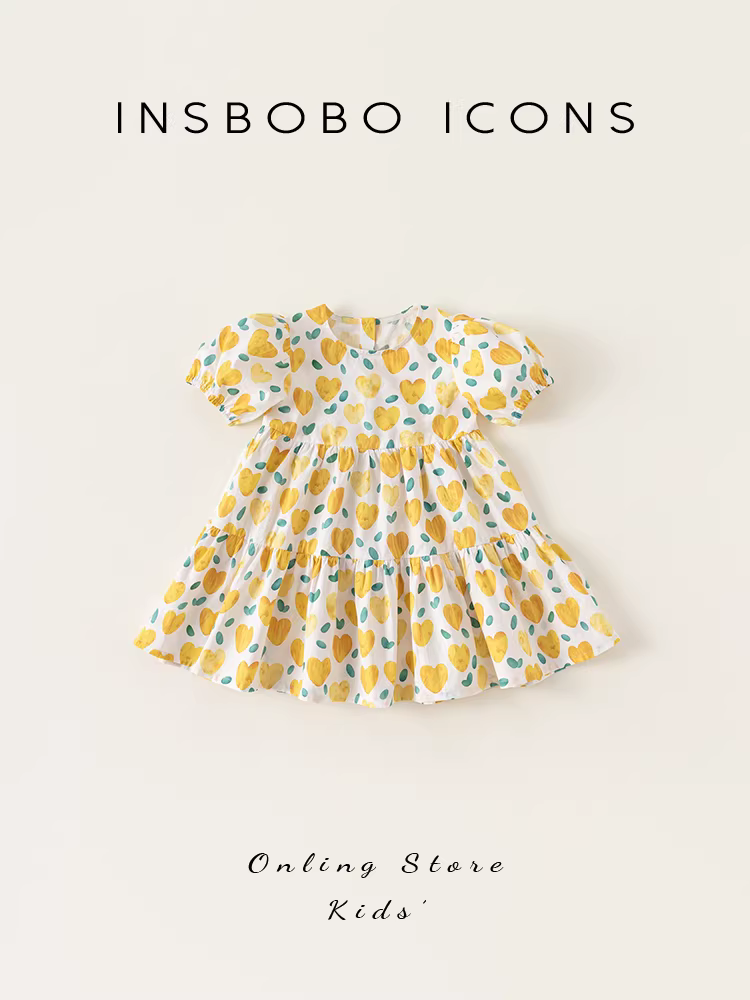 Váy bé gái, quần áo mùa hè, váy trẻ em mới 2025, quần áo mùa hè, váy công chúa thời trang cho bé gái, quần áo trẻ em hợp thời trang