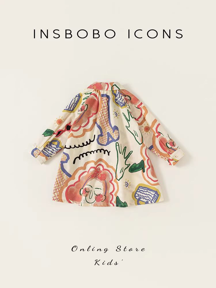 Váy thu bé gái 2025 kiểu mới, váy công chúa bé gái thời trang xuân thu, quần áo trẻ em INSbobo