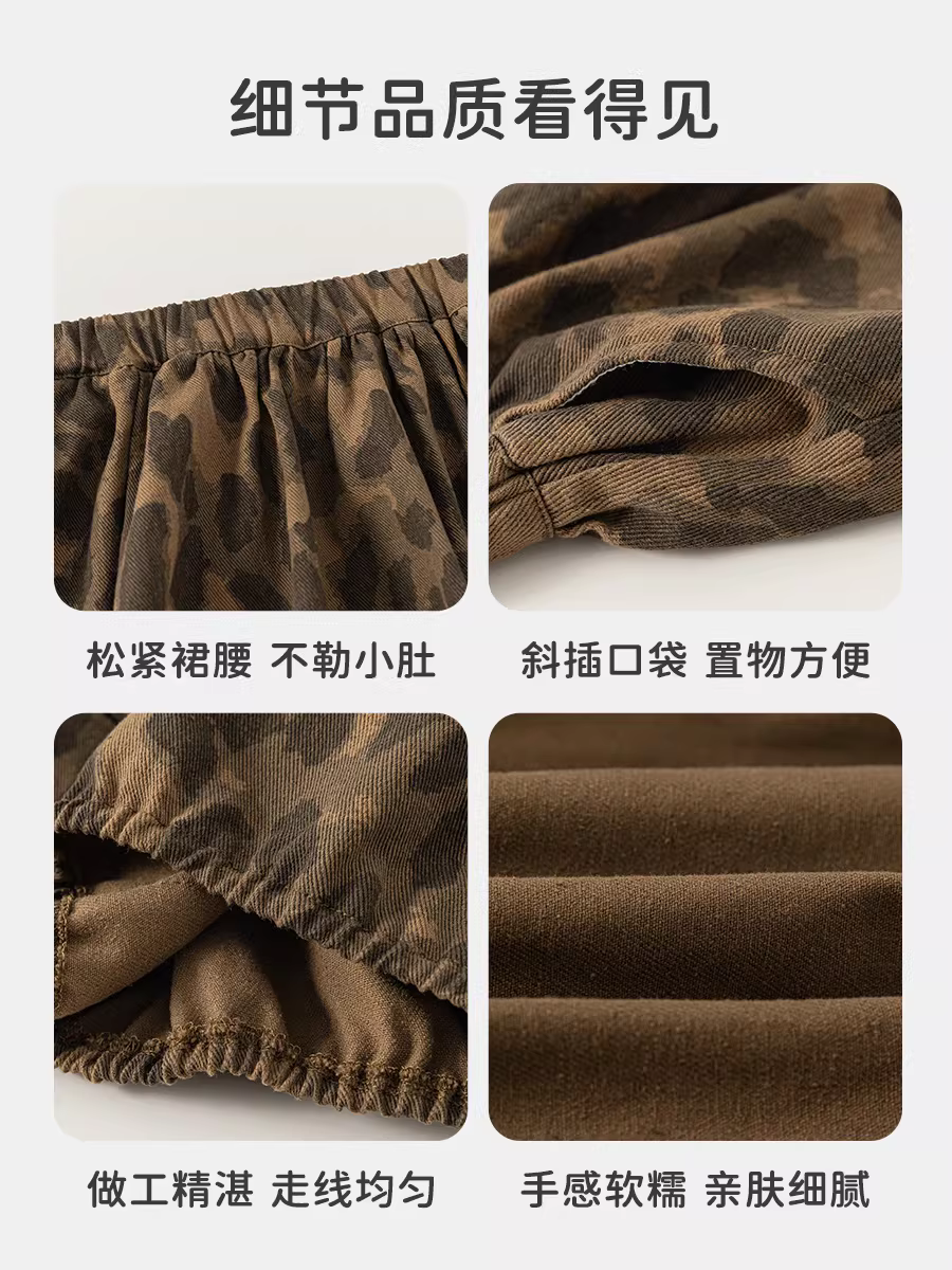 Váy bé gái INSbobo kiểu mới thu 2025, váy trẻ em siêu thời trang, váy ngắn bé gái xuân thu, quần áo trẻ em