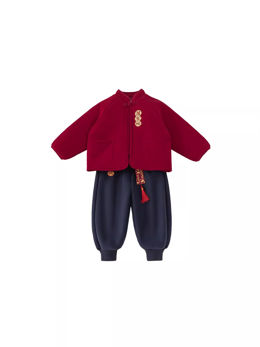 Đầm Hanfu INSbobo cho bé gái xuân thu 2025, trang phục sinh nhật 1 tuổi, bộ đồ Tang phục thu đông cho bé trai sinh nhật 1 tuổi