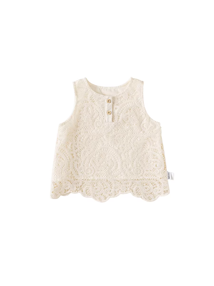 Áo gile bé gái INSbobo hè 2025 kiểu mới, áo không tay cho bé gái, quần áo hè trẻ em, quần áo bé gái mỏng nhẹ thời trang