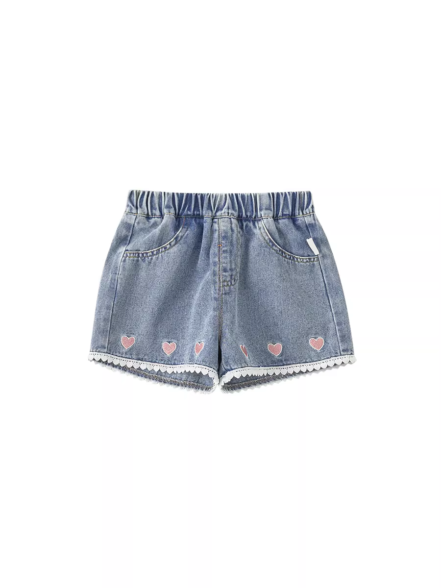 INSbobo quần bé gái mùa hè kiểu dáng mỏng quần jean bé gái quần short trẻ em quần áo trẻ em bé gái trang phục đầu mùa hè