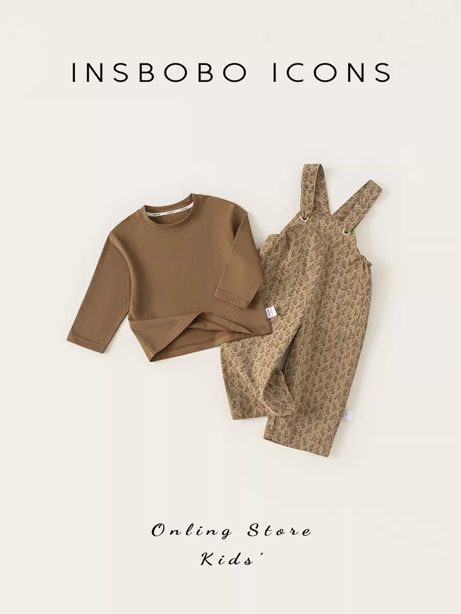 Bộ quần áo thu đông bé gái 2025, bộ đồ thu sớm bé gái, bộ quần yếm bé trai, quần áo thu đông bé gái