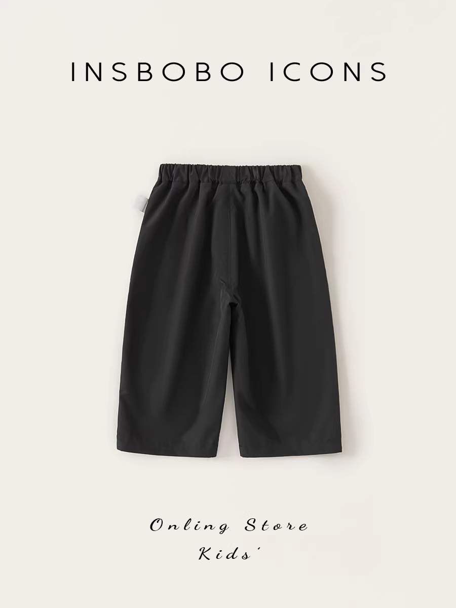 Quần trẻ em INSbobo thu đông 2025 kiểu mới quần cargo bé trai quần dài bé gái quần trẻ em thời trang