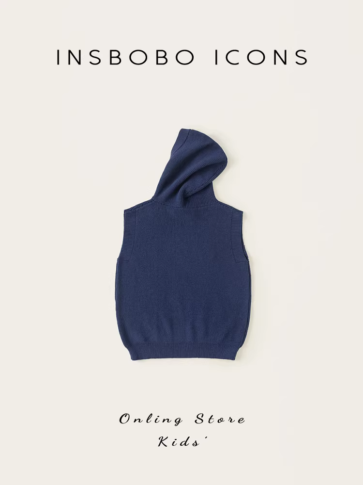 Áo len trẻ em INSbobo thu đông 2025 kiểu mới, áo len bé trai thời trang, áo gile bé trai, quần áo thu đông trẻ em hợp xu hướng