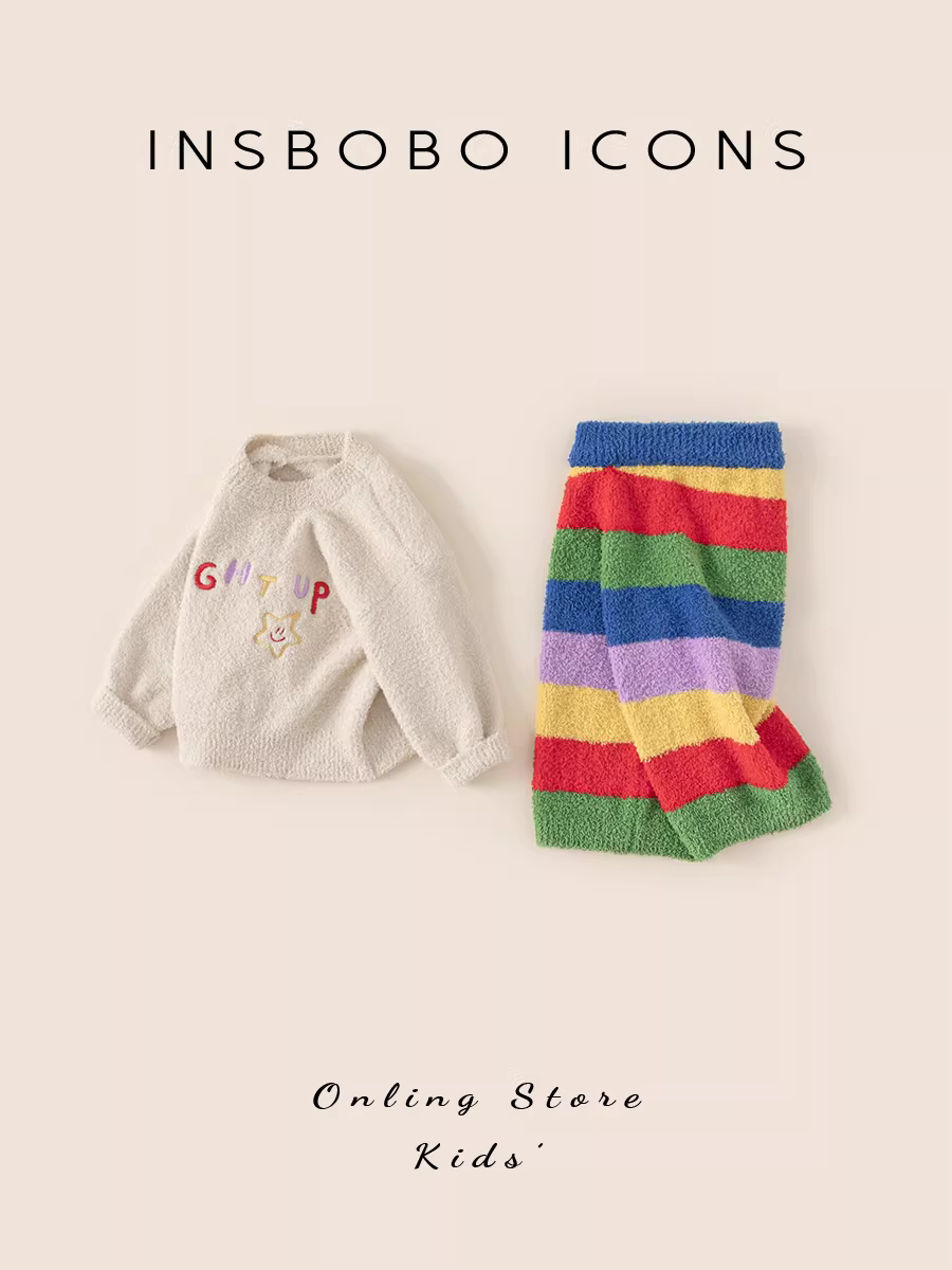 Bộ đồ ngủ trẻ em thu đông kiểu mới 2025, bộ đồ mặc nhà bé gái, quần áo thu bé trai, thời trang trẻ em hợp xu hướng