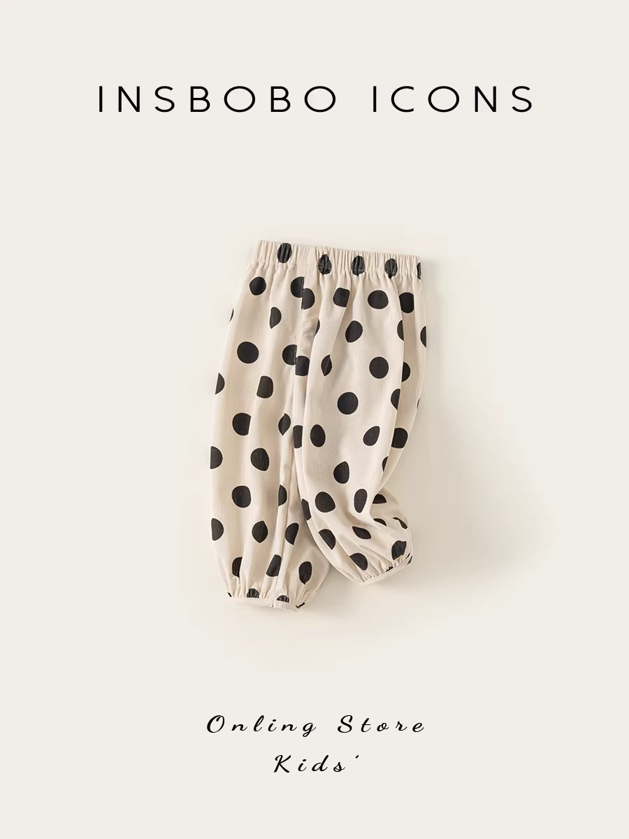 Quần bé INSbobo mùa thu, quần trẻ sơ sinh thường ngày, kiểu mới 2025, quần dài bé mùa xuân thu, thời trang trẻ em