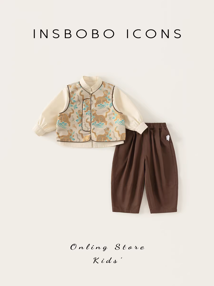 Trang phục trang trọng của bé trai một tuổi, bộ đồ Hanfu, bộ đồ Tang, quần áo thu đông kiểu Trung Quốc mới dành cho trẻ em, trang phục lễ kỷ niệm sinh nhật của quý ông nhỏ, phong cách truyền thống Trung Quốc.