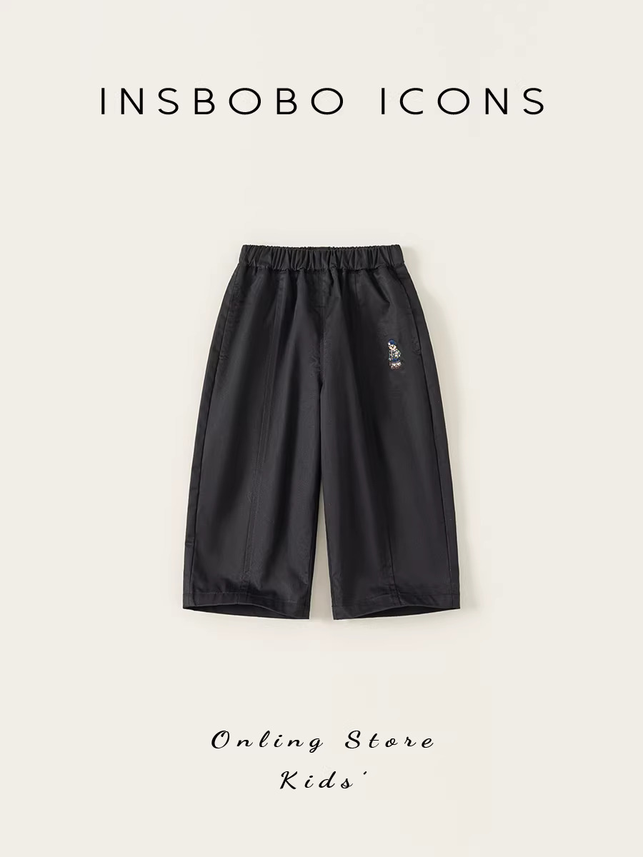 Quần trẻ em INSbobo [Bộ Teddy Bear] Thu 2025 - Quần bé trai, quần bé gái, kiểu dáng năng động