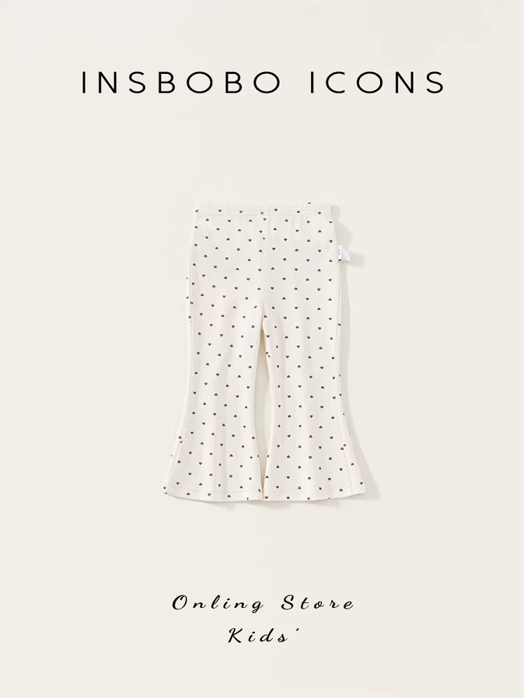 Quần dài bé gái INSbobo xuân thu 2025 thời trang, quần dài xòe cho bé gái, quần áo trẻ em mùa thu