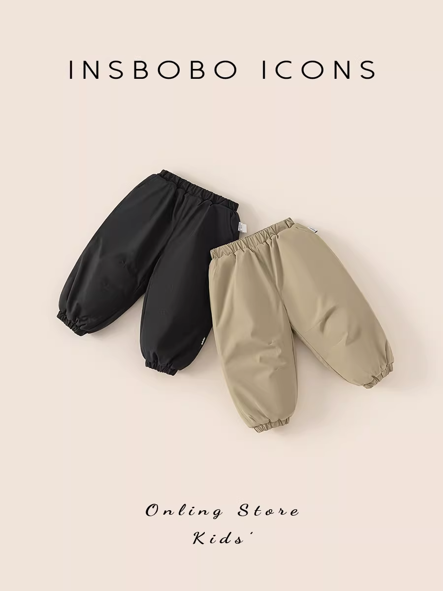 Quần bé trai quần cotton thu đông quần thể thao bé gái quần màu trơn quần áo trẻ em quần dài mới cho bé quần ngoài trẻ em quần áo xuân thu