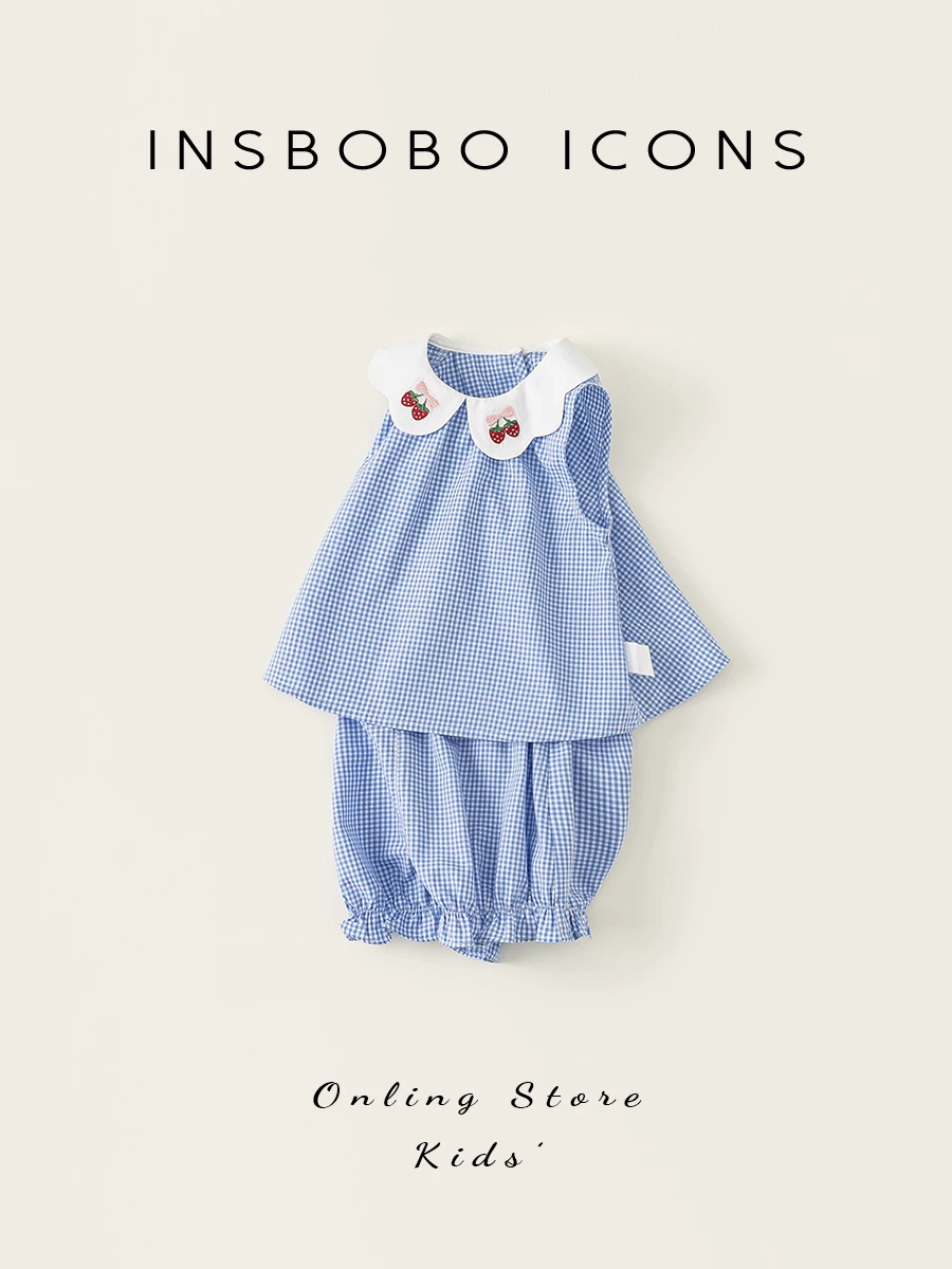 Quần áo mùa hè INSbobo cho bé 2025, kiểu dáng mùa hè mới, bộ đồ sơ sinh, quần áo bé gái thời trang, quần áo trẻ sơ sinh, quần áo trẻ em hợp xu hướng
