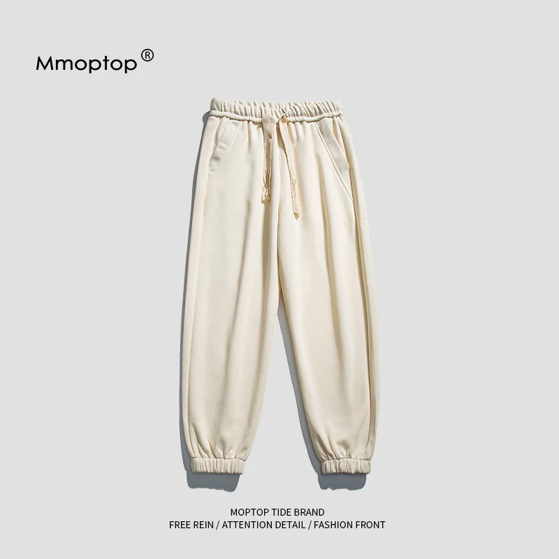 Mmoptop2025 xuân thu phong cách Mỹ quần jogger giản dị hợp thời trang quần thể thao dáng rộng nam quần jogger quần thể thao