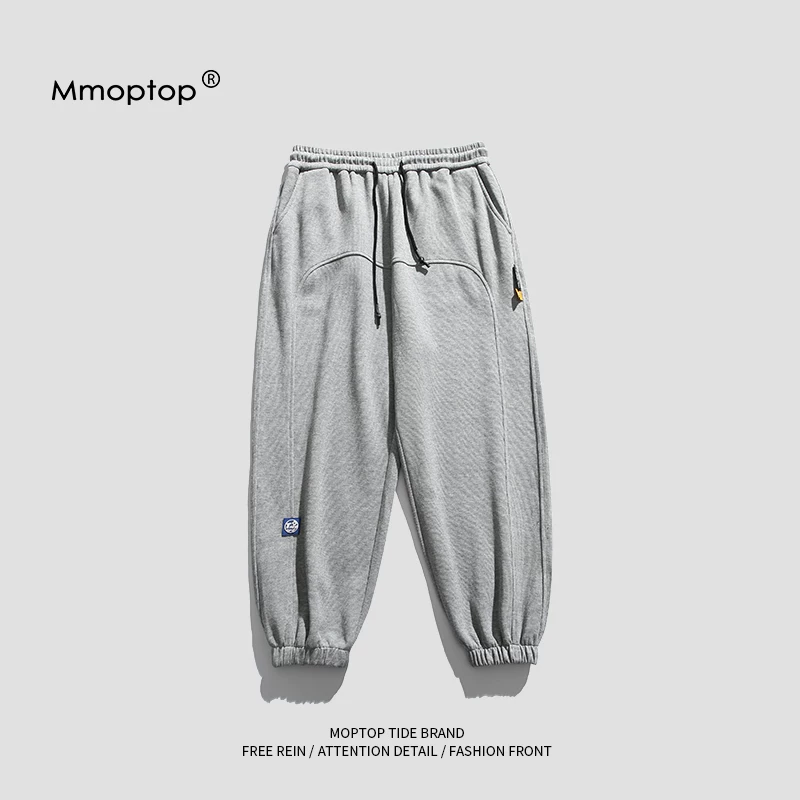 Mmoptop quần âu hợp thời trang mùa hè quần thể thao dáng rộng dành cho cặp đôi quần thể thao mỏng đa năng thời trang nam