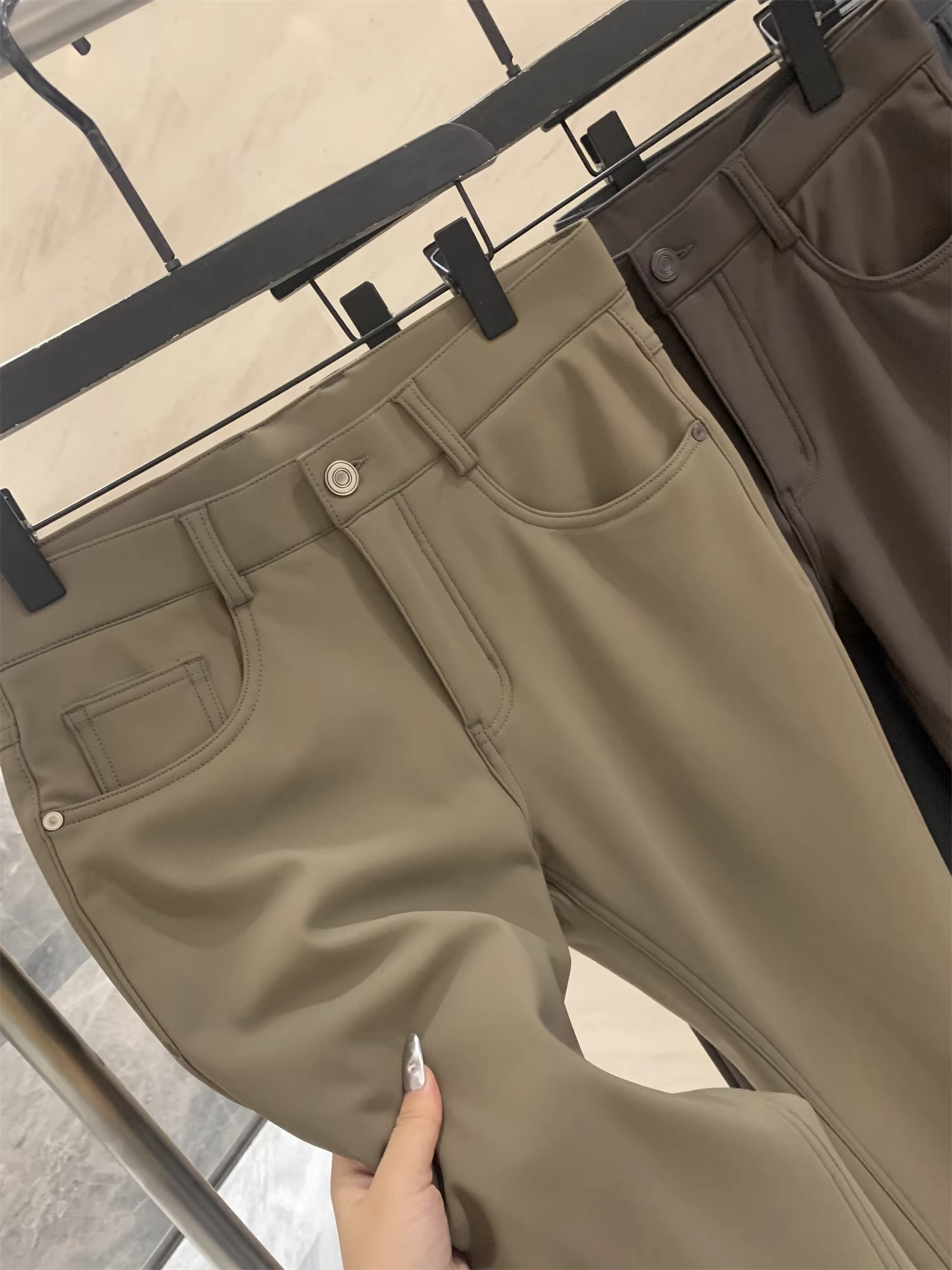 Don Quixote Công nghệ đen bốn lớp chống thấm! Dòng sản phẩm dành cho doanh nhân nhẹ nhàng! Quần âu nam mùa thu chất liệu mềm mại, đa năng, dáng thẳng, phong cách thường ngày