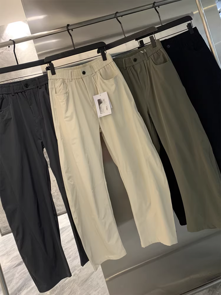 Quần vải tuýt dệt theo kiểu Don Quixote! Quần thể thao, quần thường ngày, chất liệu thoáng mát mùa xuân hè dành cho nam.