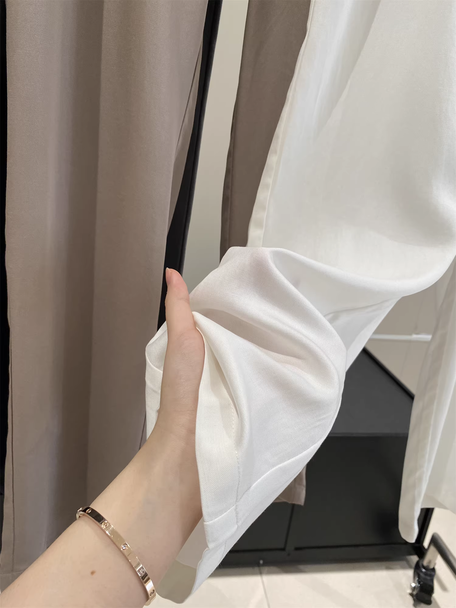 Dòng sản phẩm cao cấp Don Quixote! Quần dài đa năng mùa xuân/hè pha trộn chất liệu Lyocell + Linen dành cho nam Quần dài đa năng hợp thời trang