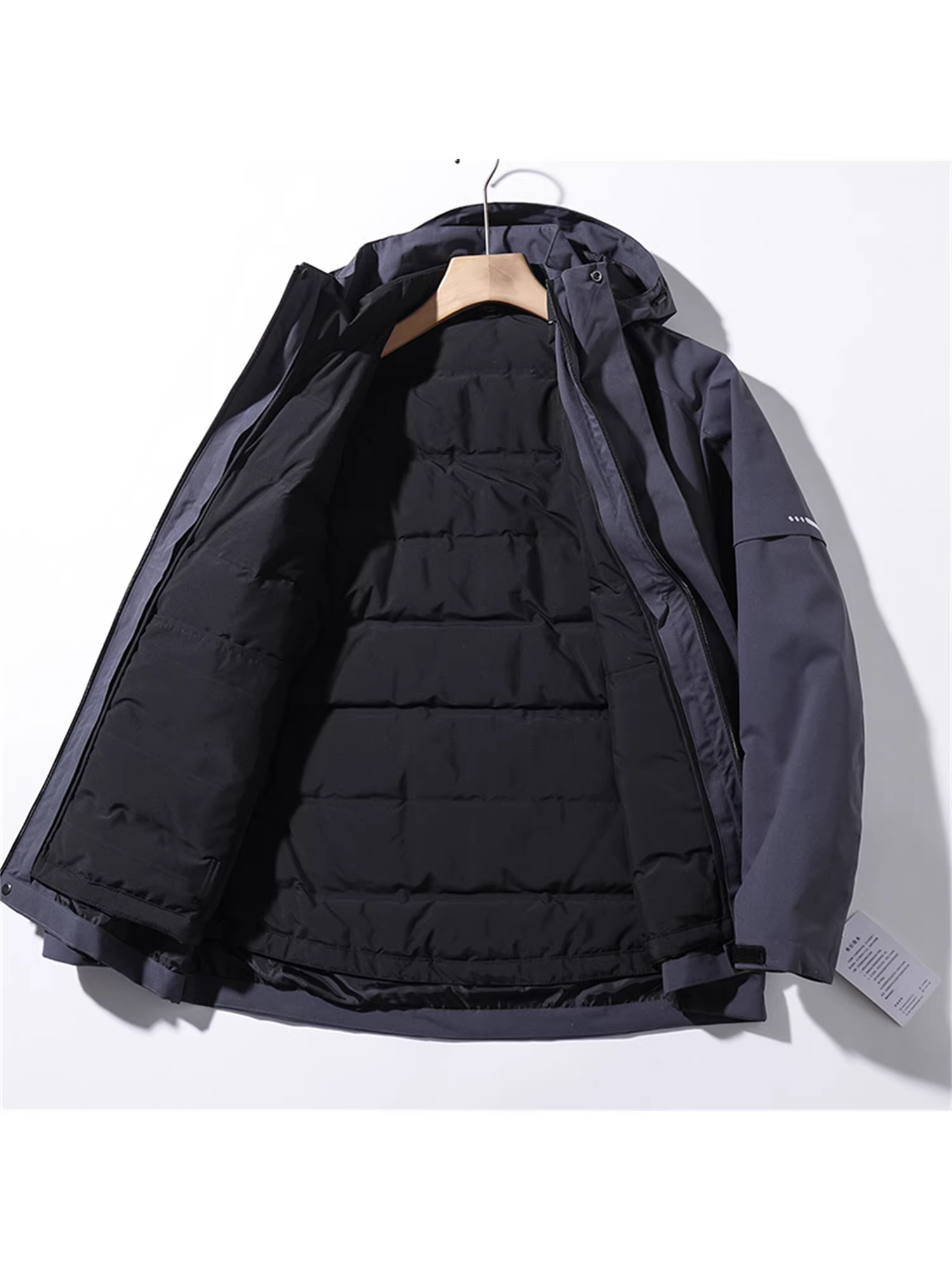 Áo khoác Don Quixote Outdoor 3 trong 1! Có lớp lót bên trong có thể tháo rời! Áo khoác phao chống gió và chống thấm nước mùa đông