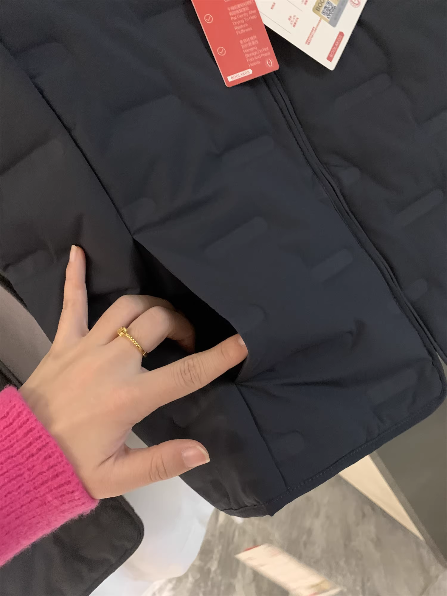 Áo khoác phao nhẹ Don Quixote! Áo khoác phao ngoài trời không đường may, nhẹ, chống gió và chống nước, kiểu dáng thường ngày dành cho nam